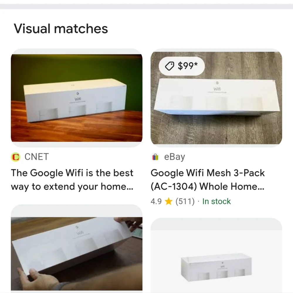 Google Home Wi-Fi System (Opened But Not Used)
